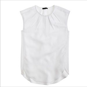 J. Crew Honeycomb Cocoon White Top 4